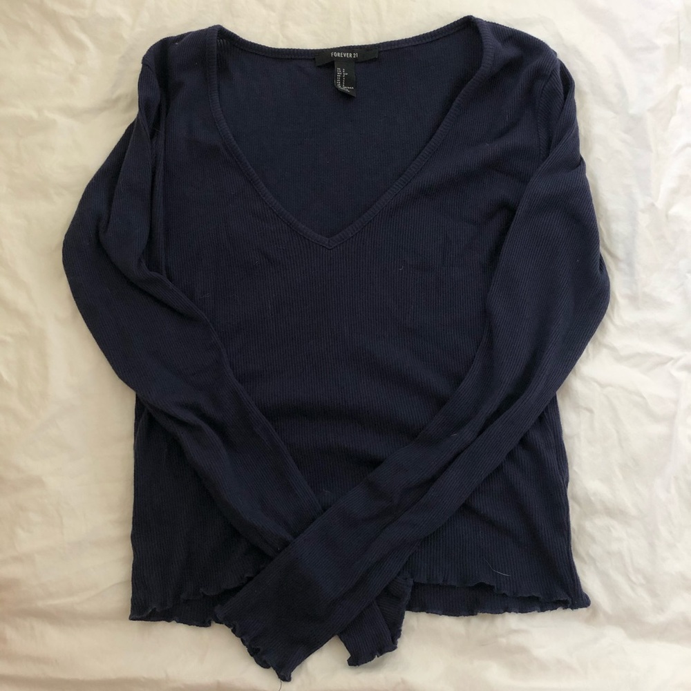 Forever 21 V-neck Crop top